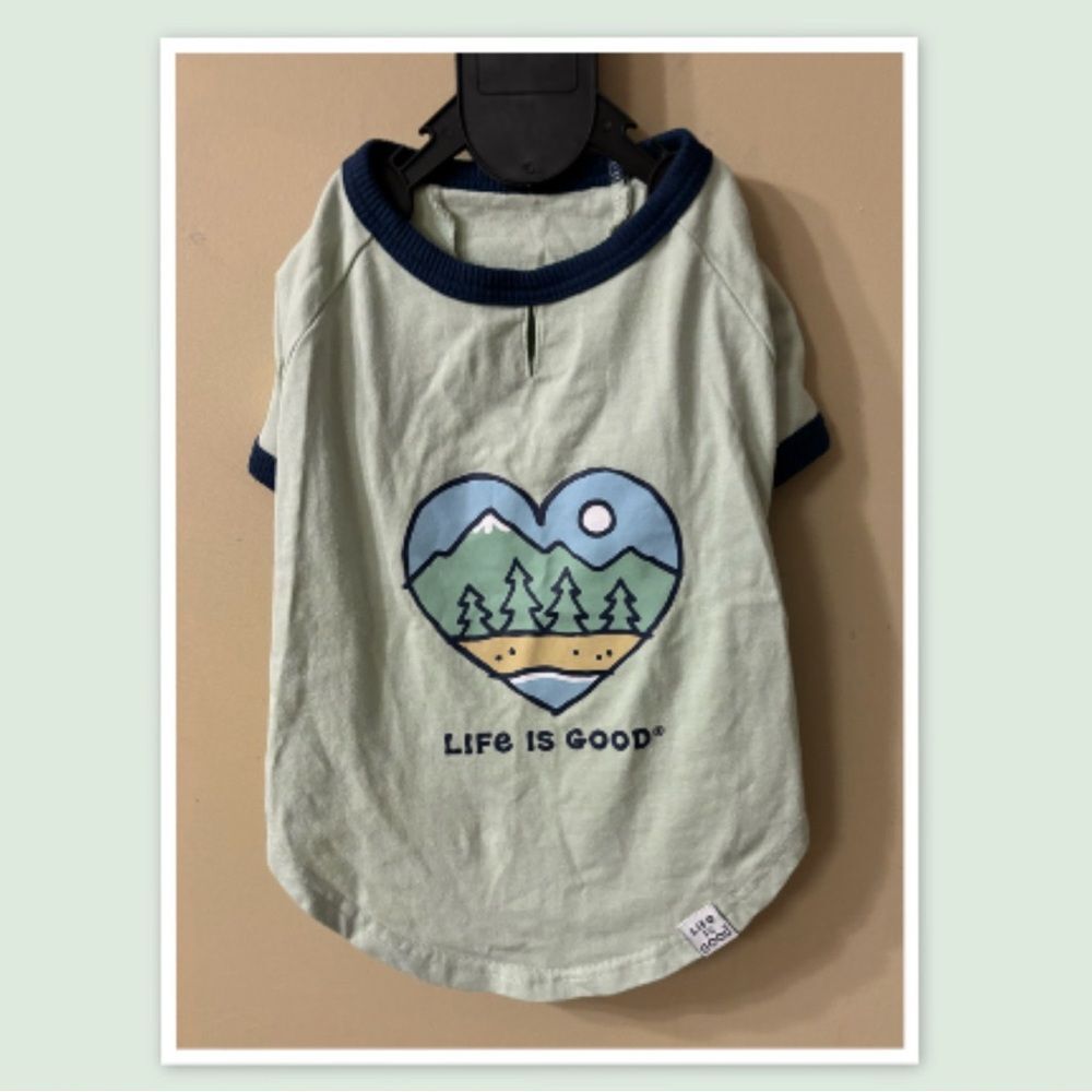 Life is Good Doggy Tee Shirt